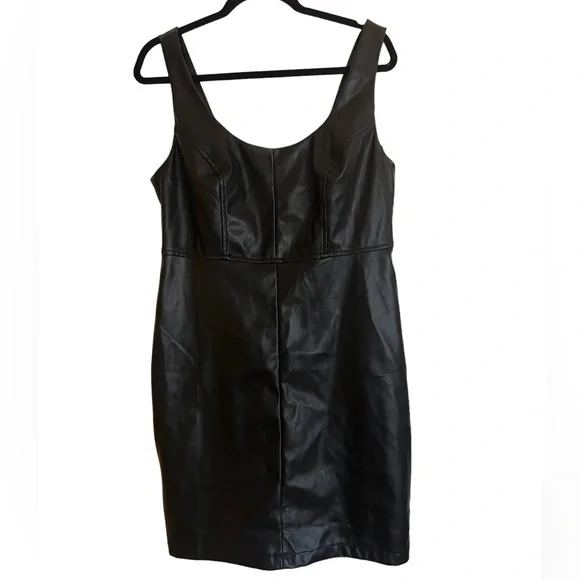 Forever 21 pleather dress - Picture 2 of 4